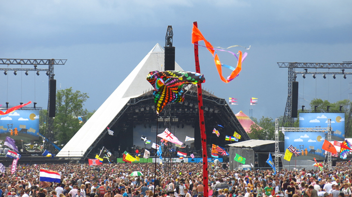 Energy 02 One of the Glastonbury festivals, held in Somerset, England. (Credit: iStock)