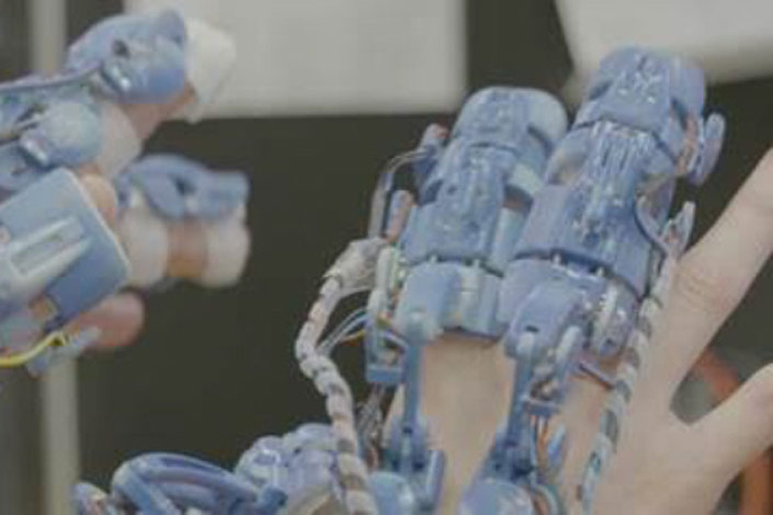 Exoskeleton prototype. Credit: UWE Bristol