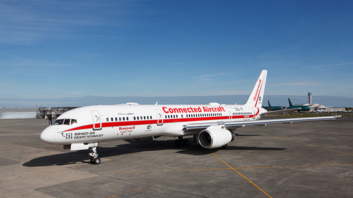 IN LINE Honeywell's Connected Aircraft CREDIT Honeywell The Honeywell Connected Aircraft (Credit: Honeywell)