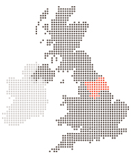 Outine map of Yorkshire Region