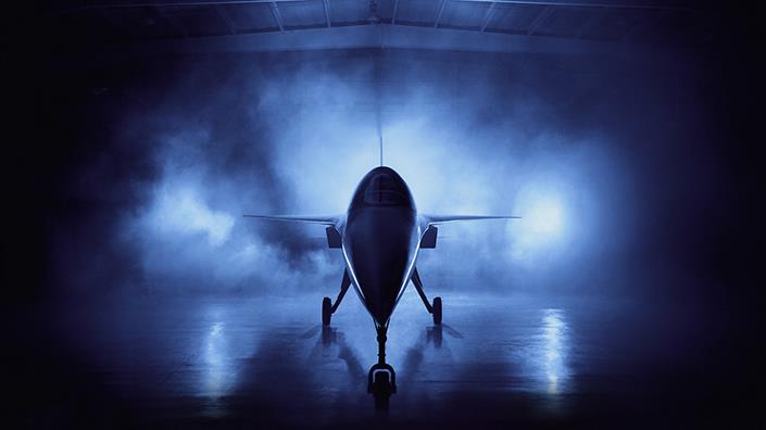 The Boom Supersonic XB-1 prototype plane (Credit: Boom Supersonic)