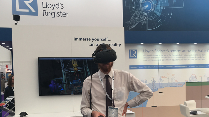in line me vr The author tries Lloyd's Register's VR program