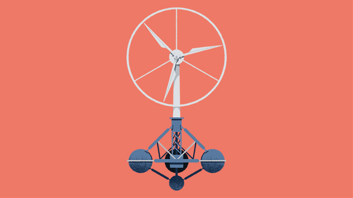 'Floating turbines offer cost reductions and deployment in deeper waters' (Credit: Matt Clough)