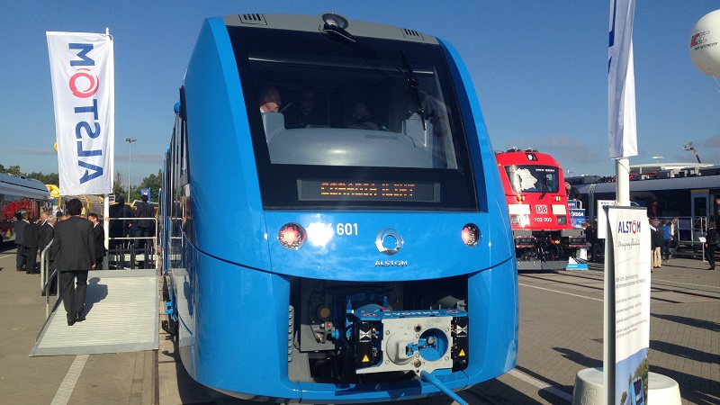 Alstom fuel cell powered train Alstom fuel cell powered train
