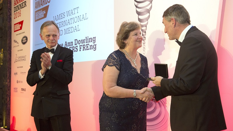 Dame Ann Dowling received the James Watt International Gold Medal Dame Ann Dowling received the James Watt International Gold Medal