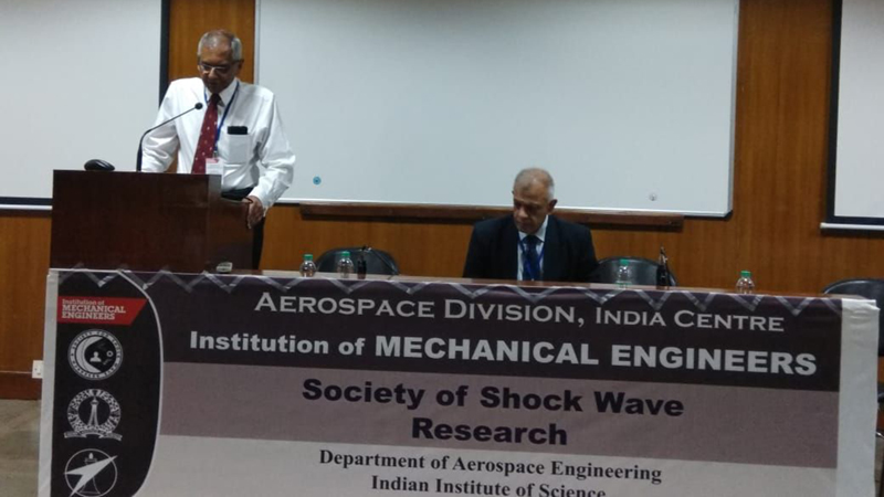 Vijay Raman AED India Chair delivering the Vote of Thanks