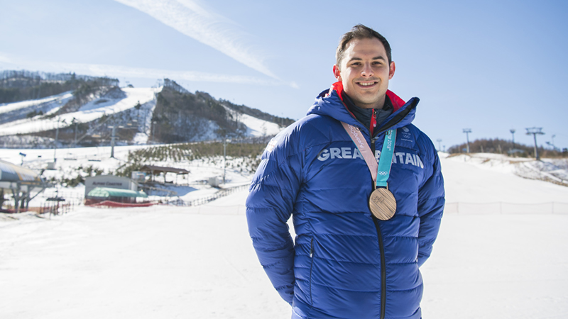 Dom Parsons, 2018 PyeongChang Winter Olympics Bronze medalist