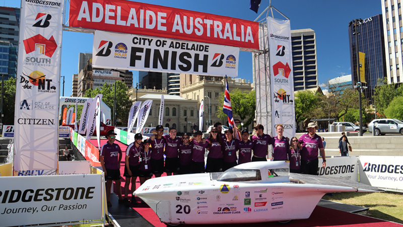 DUEM the only UK team to compete in the World Solar Challenge, 2017