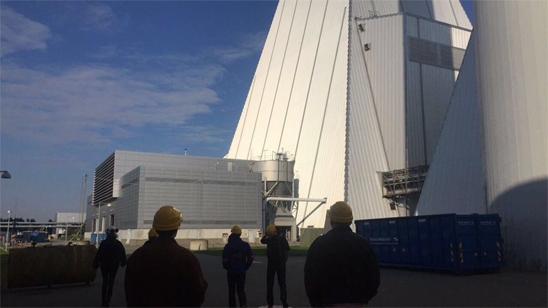 Visiting the Avedøre power plant