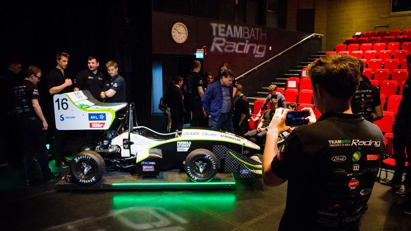 Team Bath's racecar Team Bath's racecar