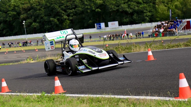 Team Bath's winning car Team Bath's winning car