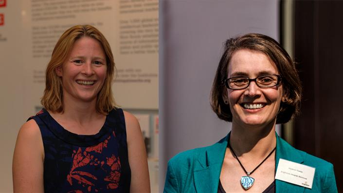 Trustee Board Members - Helena Rivers (left) Heather Clarke (right)