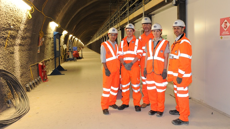 Crossrail Bond Street site Platform at Crossrail's Bond Street site