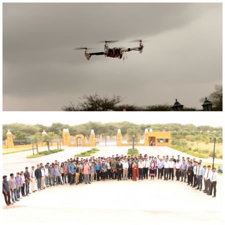 2-	Quadcopter workshop at the Manipal University Student Chapter