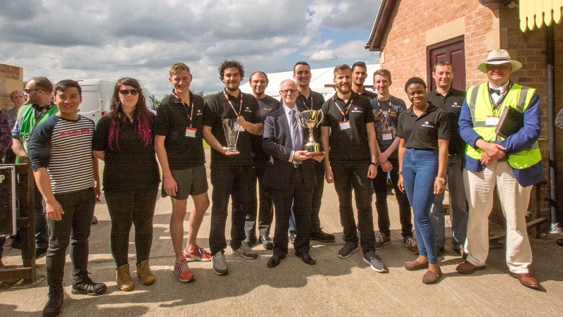 Professor Richard Folkson with the SNC-Lavalin team