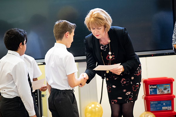 Prize giving