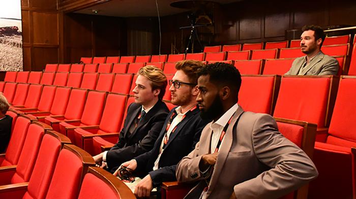Brunel University team paying close attention to the first years competition