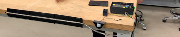 The entire LED Motion 8, set up for demonstration