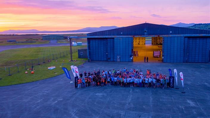 The teams gather at Snowdonia Aerospace Centre  UAS Challenge 2017