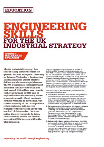 Engineering Skills for the UK Industrial Strategy thumb