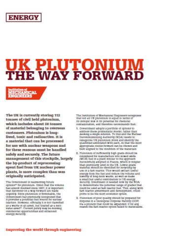 UK Plutonium - The Way Forward thumb