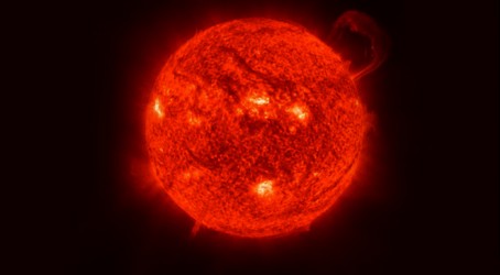 Flared up: The sun will reach its next peak in the solar cycle in 2013 Article image