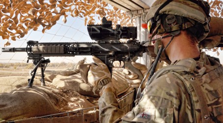 Heavy load: Average soldier carries 4kg of batteries for a 48-hr mission Article image