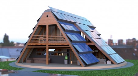 An environmentally friendly home drawn by SolidWorks Superior design