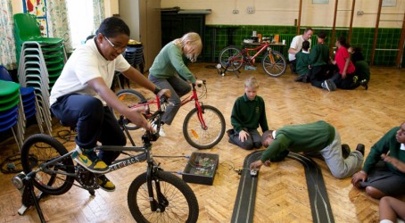 Pedal power makes a serious point