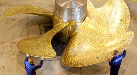 Cavitation on propellers was first observed in the late 19th century Article image