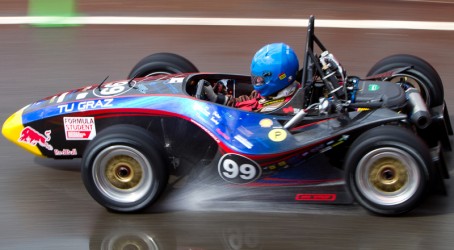 Teams were challenged to design and build a F-1 style racing car Article image