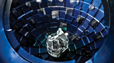 Target chamber will house 192 lasers for fusion research at NIF Article image