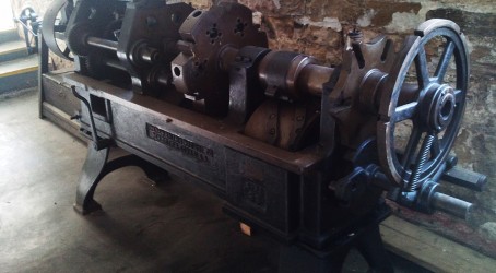 Machine tools that would have been used in a typical machine shop Visitors' treats