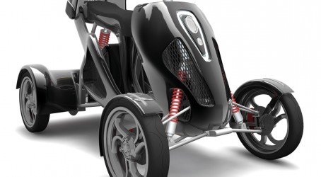 A concept vehicle designed in SolidWorks CAD Make it real