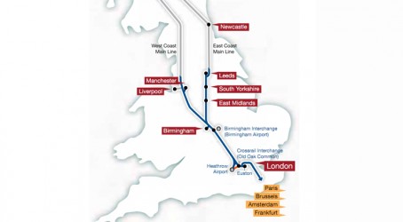 Going places: The proposed HS2 high-speed rail route Article image