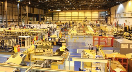 Air force: Workers assemble the A380 wing structure Article image