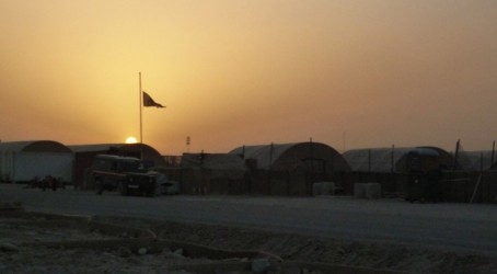Night falls but the work never stops at the camp Sundown