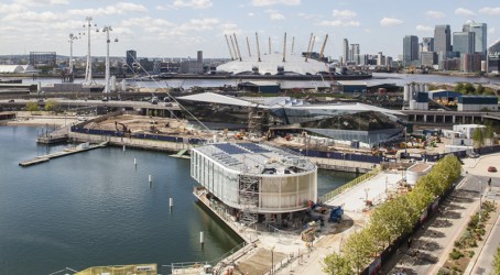 Flying high: The cable car system took a year to complete Article image