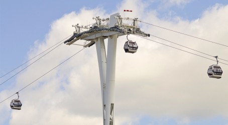 The 90m-high steel towers were manufactured in Bolton Article image