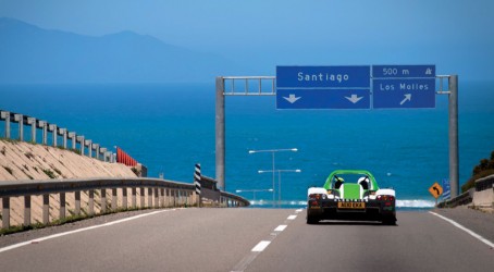 Six-man engineering team took it in turns to drive the car each day Taking turns