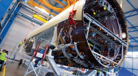 The A350 XWB’s airframe consists of more than 70% composites Article image