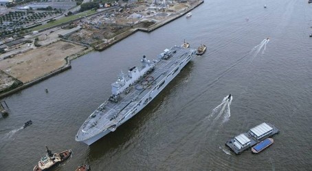 HMS Ocean provided security support during London 2012 Olympics Article image