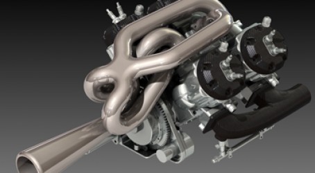 The two litre engine has been specially designed for the jetpack Article image