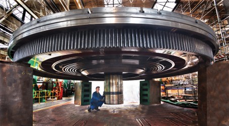 Heavy stuff: Machine turntable at DavyMarkham’s Sheffield plant Article image