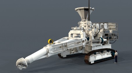 The rock will then be picked up by a Nautilus collecting machine Article image
