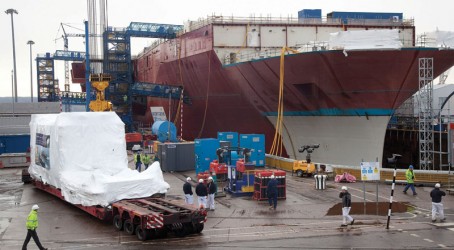 Crucial component: The turbine was covered to protect it from the weather Article image