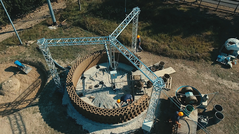 Large scale clearance 3d printer