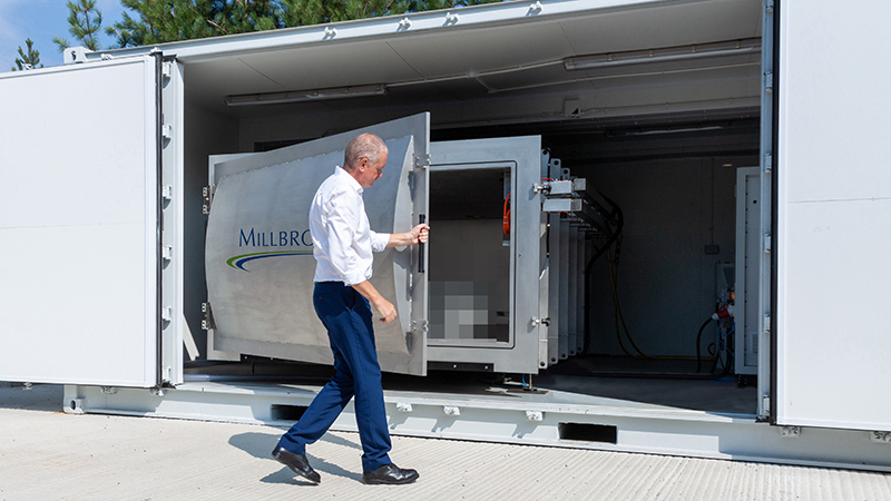 New altitude test chamber checks batteries can survive flight Image